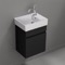Small Vanity, Black, Modern, 16